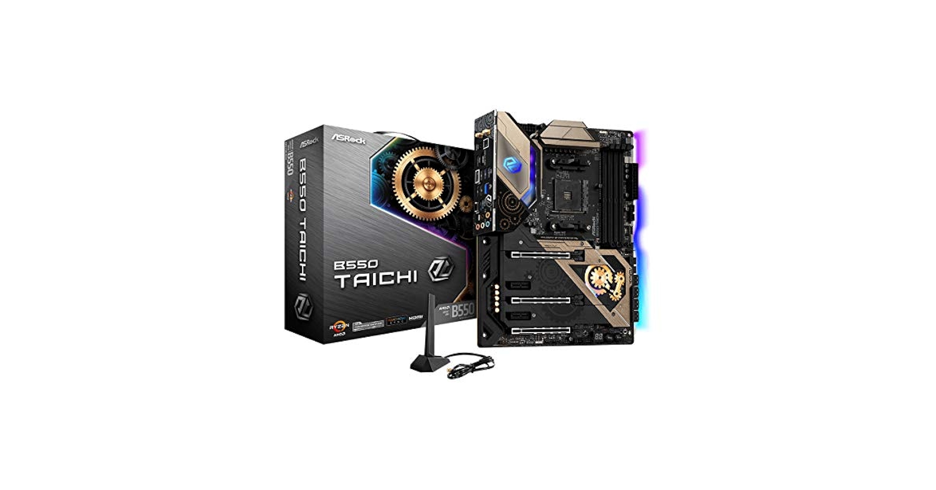 Amazon.com: ASRock B550 Taichi Supports 3rd Gen AMD AM4